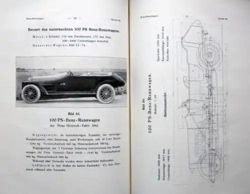 Rieder "Wissenschaftliche Automobil-Wertung" Fahrzeugtechnik 1911 zwei Bände (7906)