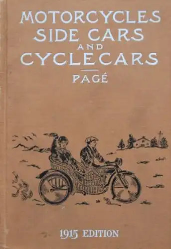 Page "Motorcylcles, Sidecars and Cyclecars" Motorradtechnik 1915 (4800)