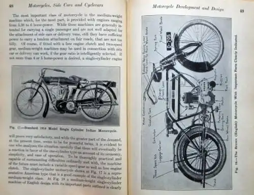 Page "Motorcylcles, Sidecars and Cyclecars" Motorradtechnik 1915 (4800)