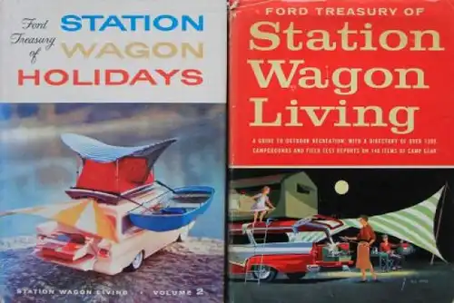 Reck "Ford Treasury - Station Wagon Living" USA Ford Camping Historie 1957 zwei Bände (1497)