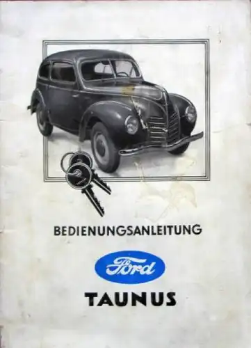 Ford Taunus 1949 Betriebsanleitung (3854)