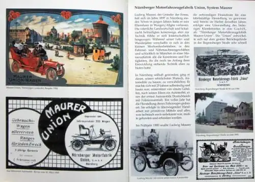 Maurer "Firma Ludwig Maurer, Nürnberg" Maurer-Fahrzeughistorie 1990 (2993)