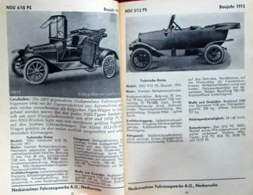 Dobler "Automobil-Veteranen 1910-1920" Fahrzeug-Historie 1962 (2992)