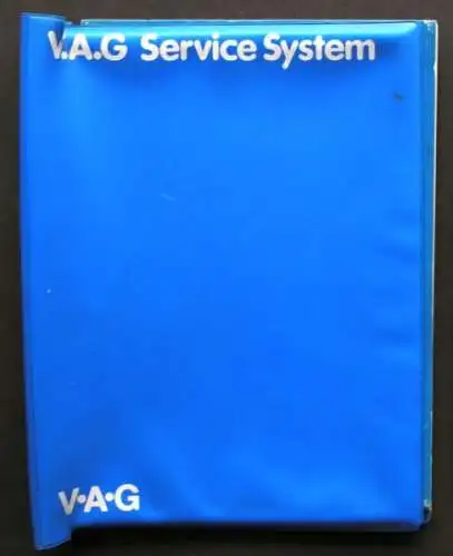 Volkswagen "V.A.G. Service System" VW-Bordmappe mit Notizblock (2687)