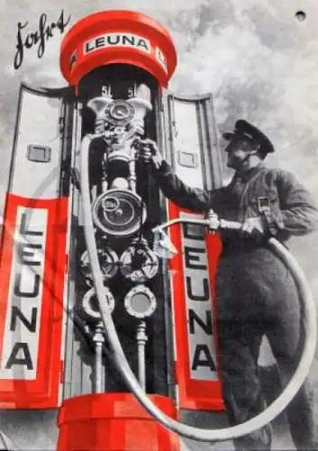 Leuna "Das Leuna Benzin" Tankstellen-Zeitschrift 1936 (2686)