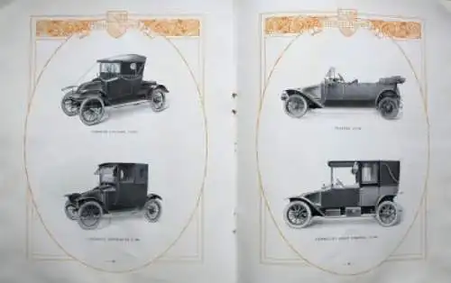 Clement-Bayard Automobile Modellprogramm 1914 Automobilprospekt (2674)