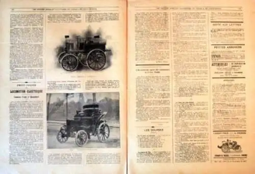 "Les petites Annales du Cycle et de l'Automobile" Automobilzeitschrift 1899 (2673)