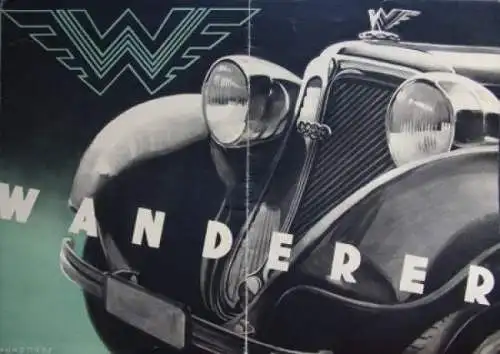 Wanderer Modellprogramm 1935 Mundorff Automobilprospekt (5961)