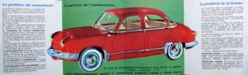 Panhard Modellprogramm 1959 Pressemappe mit 7 Prospekten und Fotos (2637)