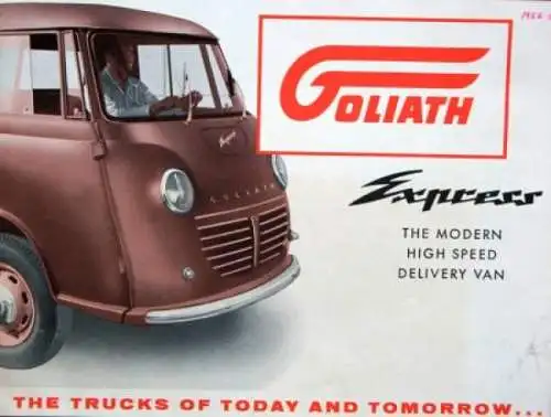 Goliath Express Modellprogramm 1958 Automobilprospekt (2615)