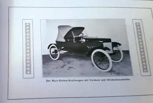 Mayr Kleinst-Kraftwagen Modellprogramm 1921 Automobilprospekt (2560)