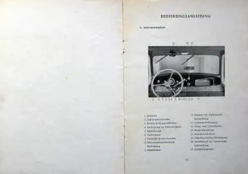 Lloyd LP 300 LK 300 1952 Betriebsanleitung und Kraftfahrzeugbrief (2570)