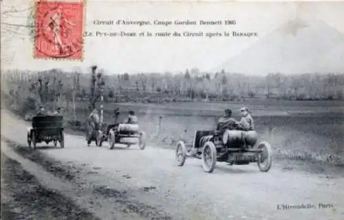 Gordon-Bennett Rennen Circuit d'Auvergne 1905 Originalpostkarte (2359)