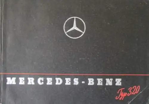 Mercedes-Benz 320 Modellprogramm 1939 Automobilprospekt (3148)