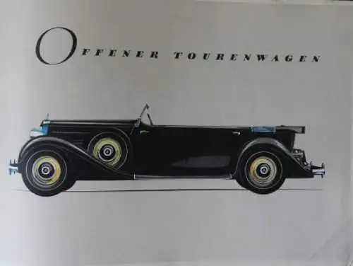 Mercedes-Benz 320 Modellprogramm 1939 Automobilprospekt (3148)