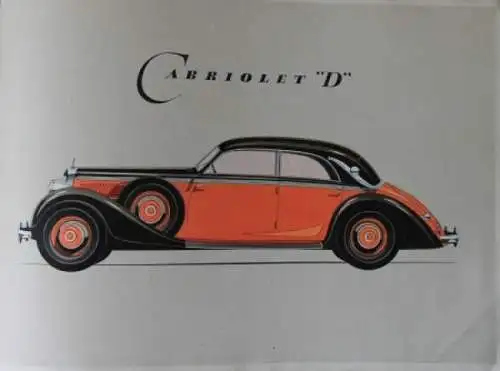 Mercedes-Benz 320 Modellprogramm 1939 Automobilprospekt (3148)