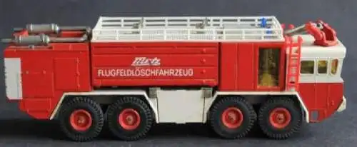 Siku Metz Faun Flugfeld-Löschfahrzeug V332 Metallmodell 1972 (9681)