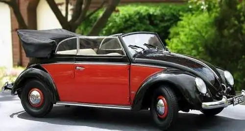 Sun Star Volkswagen Käfer Cabriolet 1949 Metallmodell in Originalbox (6657)