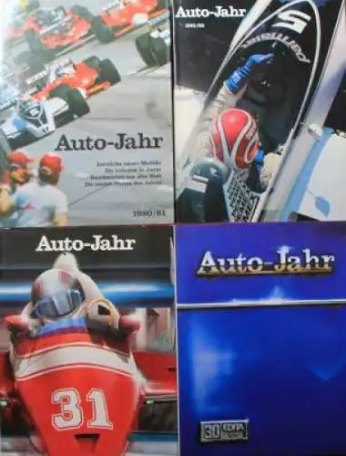 Guichard "Auto-Jahr" Automobil-Jahrbuch 1980-1992 zwölf Ausgaben (2191)