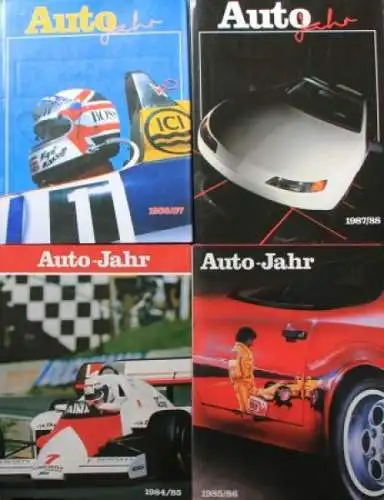 Guichard "Auto-Jahr" Automobil-Jahrbuch 1980-1992 zwölf Ausgaben (2191)