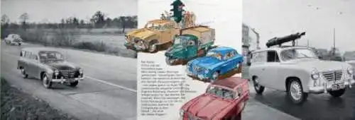 Goliath Kombiwagen Geschäftswagen Modellprogramm 1952 Automobilprospekt (0132)