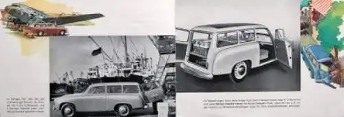 Goliath Kombiwagen Geschäftswagen Modellprogramm 1952 Automobilprospekt (0132)
