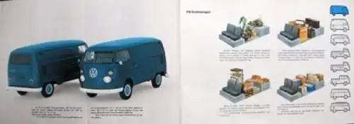 Volkswagen T1 Transporter Modellprogramm "Was ist das Besondere am Transporter" 1965 Automobilprospekt (7047)