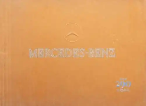 Mercedes-Benz 290 Modellprogramm 1938 Automobilprospekt (1722)