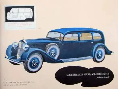 Mercedes-Benz 290 Modellprogramm 1938 Automobilprospekt (1722)