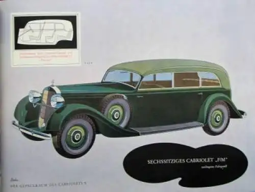 Mercedes-Benz 290 Modellprogramm 1938 Automobilprospekt (1722)