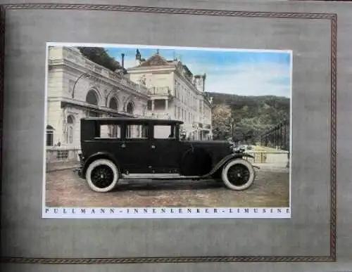 Gräf & Stift Sechzylinder Modellprogramm 1922 Automobilprospekt (1708)