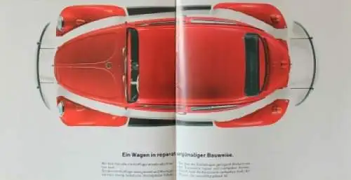Volkswagen Käfer Modellprogramm 1965 "Was kostet der VW 1200 A?" Automobilprospekt (0848)