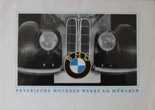 BMW Modellprogramm 1935 Automobilprospekt (7032)