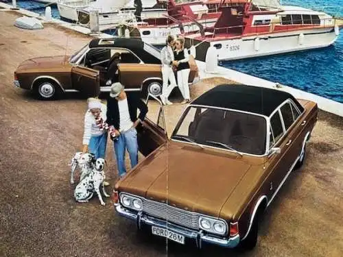 Ford 26 M Modellprogramm 1968 Automobilprospekt (1687)