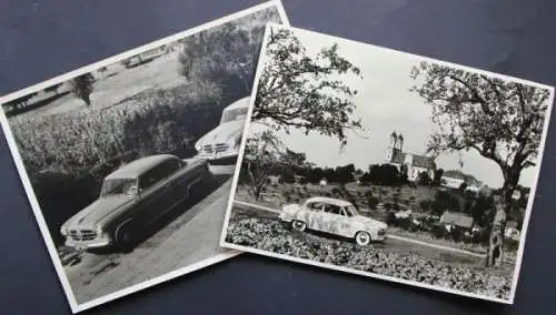 Borgward Isabella 1954 zwei Originalfotos (1658)