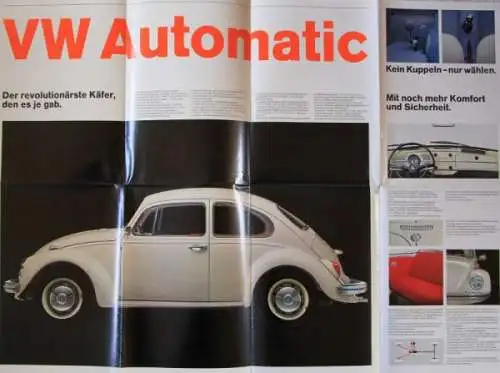 Volkswagen Modellprogramm 1967 Automobilprospekt (1544)