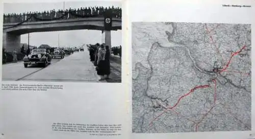 Wucher "Drei Jahre Arbeit an den Straßen Adolf Hitlers" Autobahn-Historie 1936 (0765)