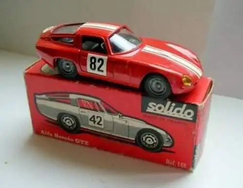 Solido Alfa Romeo GTZ Rally 1963 Metallmodell in Originalbox (0124)