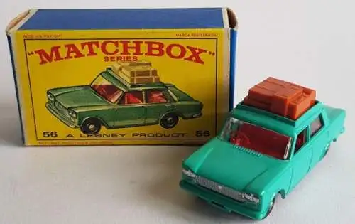 Matchbox Lesney Fiat 1500 Limousine 1964 Metallmodell in Originalbox (1386)