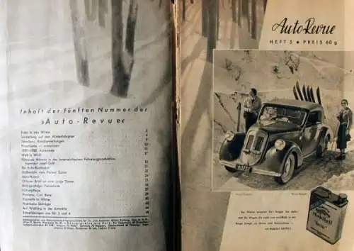 "Auto Revue" Automobil-Magazin 1938 Wien Sphinx Tankstellen (7689)