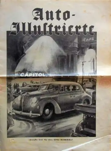 "Auto Illustrierte" Opel Firmenzeitschrift 1937 (5517)