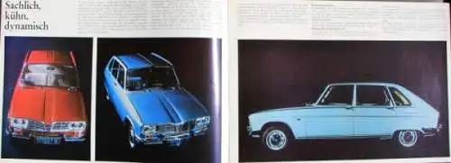 Renault 16 Modellprogramm 1968 Automobilprospekt (2939)