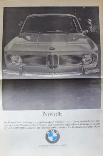 BMW "Erfolgreich durch Leistung" Firmen-Zeitung 1965 drei Ausgaben (6280)