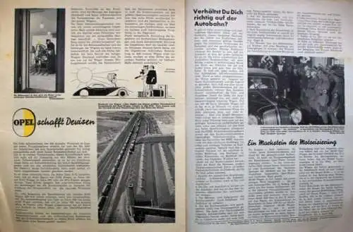 "Der Opel Kraftfahrer" Opel Werkszeitschrift 1938 (2741)