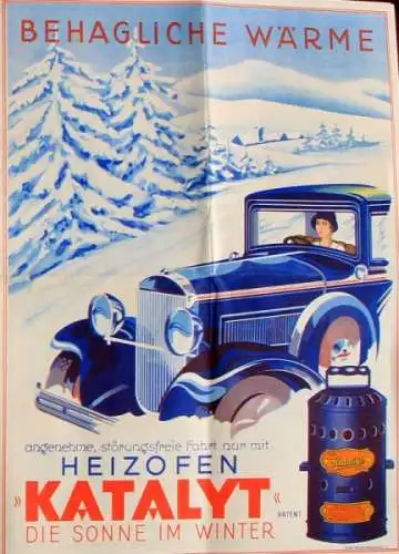 Katalyt Heizofen "Die Sonne im Winter" 1928 Zubehörprospekt (1248)