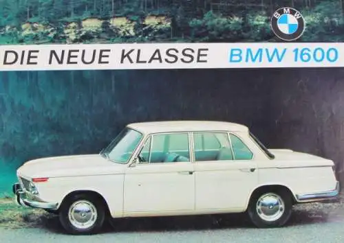 BMW Modellprogramm 1969 "Aus Freude am Fahren" drei Automobilprospekte (7883)