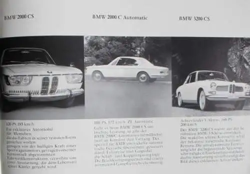 BMW Typen Modelprogramm 1965 Automobilprospekt (2764)