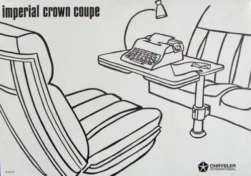 Chrysler Imperial Crown Coupe Modellprogramm 1967 Pressemappe (1258)
