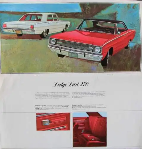 Dodge Dart Modellprogramm 1967 Automobilprospekt (1049)