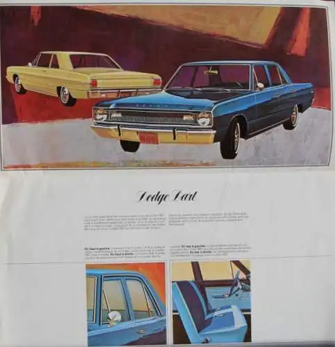 Dodge Dart Modellprogramm 1967 Automobilprospekt (1049)